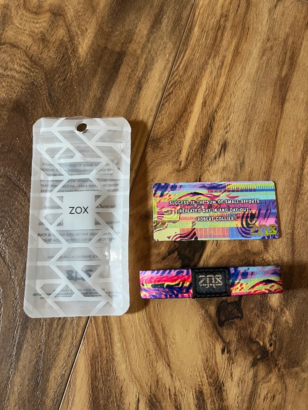 NWT Zox "Progress Not Perfection" bracelet